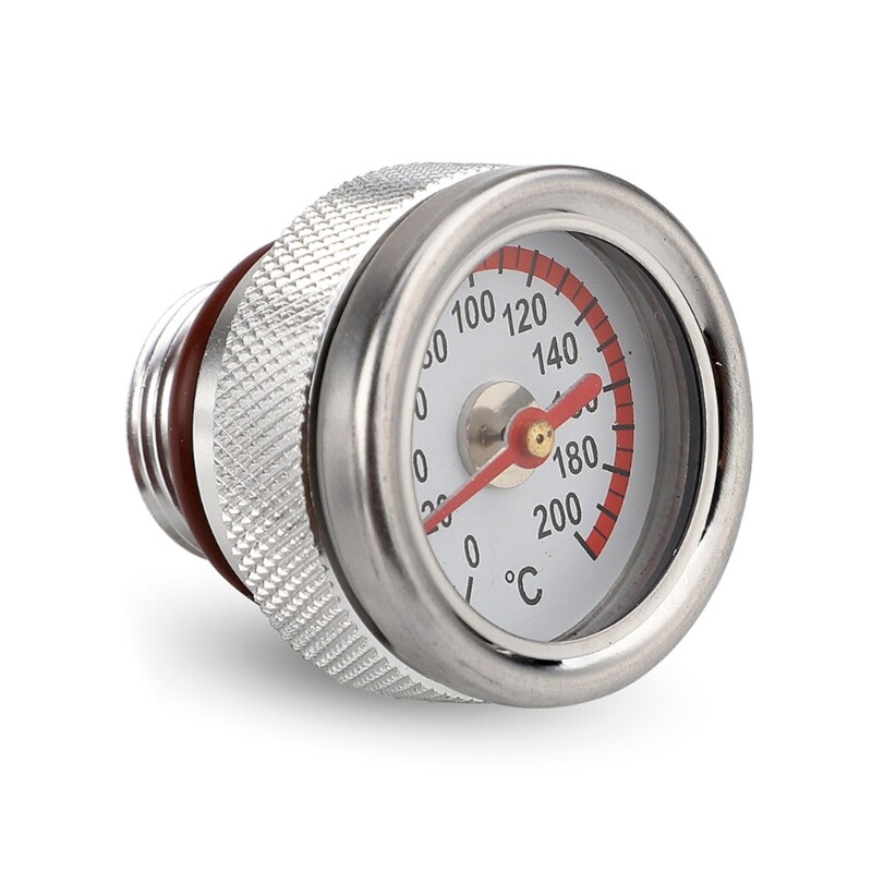 Piese pentru motociclete Dirt Pit Bike Capace de ulei Indicator de temperatură M20x1,5 0-200℃ Meter K0AF
