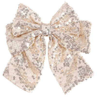 ncmama Velike mašne Šljokice Kosa za kosu za žene Modne djevojke Ručno izrađene ukosnice s mašnama Ženska ukosnica Pokrivala za kosu Dodaci za kosu