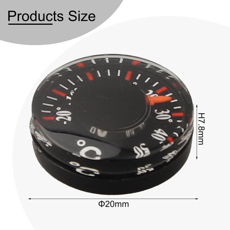 Termometru cu carcasă, interior, exterior, perete, grădină, măsurare cu cadran, scară de înaltă precizie, termometru circular, echipament rezistent la apă