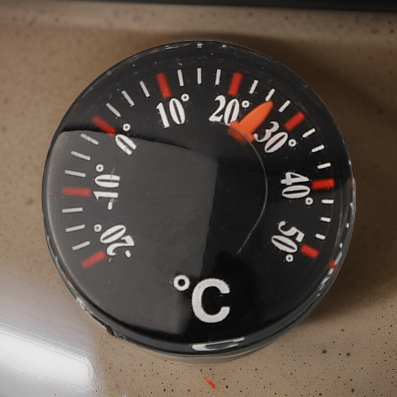 Termometru cu carcasă, interior, exterior, perete, grădină, măsurare cu cadran, scară de înaltă precizie, termometru circular, echipament rezistent la apă