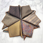 MUGIVALA džepni ručnik Džentlmenska svečana odjeća Dodaci za poslovno vjenčano odijelo Vintage uzorak Smoking Četvrtasti rupčić za zabavu