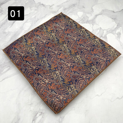 MUGIVALA džepni ručnik Džentlmenska svečana odjeća Dodaci za poslovno vjenčano odijelo Vintage uzorak Smoking Četvrtasti rupčić za zabavu