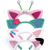 Gabby Dollhouse Bentiță Minunat Pisicuță Urechi de pisică Cerc de păr de pluș Cosplay Anime Personaj Banda de păr Fată Cadou de Crăciun de Halloween