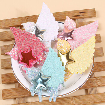 5 τμχ Cute Star Wing Sequin Unicorn Hairpins Barrettes Clips Unicorn Hair Clips for girls Παιδικά Παιδικά αξεσουάρ μαλλιών