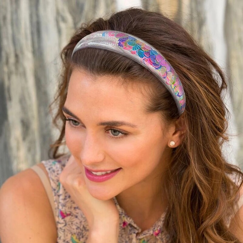 Prozirne trake za glavu od živog pijeska za djecu, djecu, djevojke, modne svjetlucave zube sa šljokicama, trake za kosu, obruci za kosu, dodaci za kosu