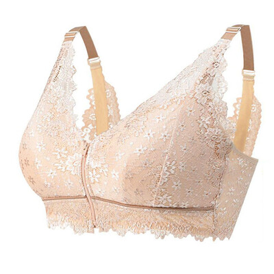 Prednji grudnjak s džepovima na patentni zatvarač za mastektomiju Ženske grudnjačke proteze Jastučići za grudnjak mala prsa dame visoka udobnost čipkana pamučna podstava