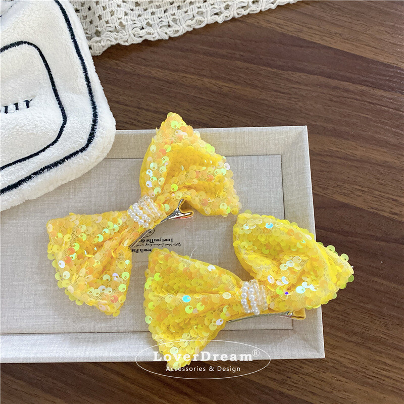 Agrafă de păr cu sclipici prințesă sirenă pentru fete 