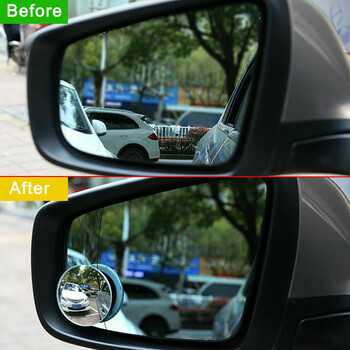 1 Σετ 5cm Universal Car 360 Blind Spot Mirror Stick σε γυαλί Ρυθμιζόμενος φακός ασφαλείας Προστασία ασφαλείας Αξεσουάρ αυτοκινήτου