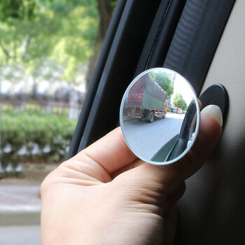 1 Σετ 5cm Universal Car 360 Blind Spot Mirror Stick σε γυαλί Ρυθμιζόμενος φακός ασφαλείας Προστασία ασφαλείας Αξεσουάρ αυτοκινήτου