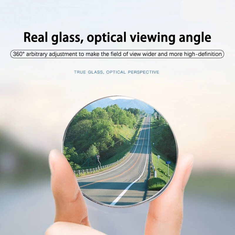 2 buc Oglinda retrovizoare masina Oglinda oarba convexa Oglinda pentru zona oarba Oglinzi suplimentare Oglinda masina cu unghi mort Oglinda punct mort drumul