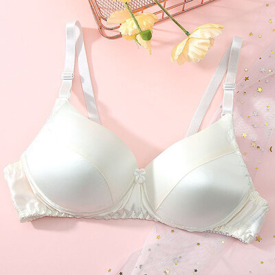 Stil subțire pentru femei, fără inel de oțel, sutien respirabil, sutien sexy din mătase, pe două fețe, lenjerie de corp fără sudură, lenjerie de corp.