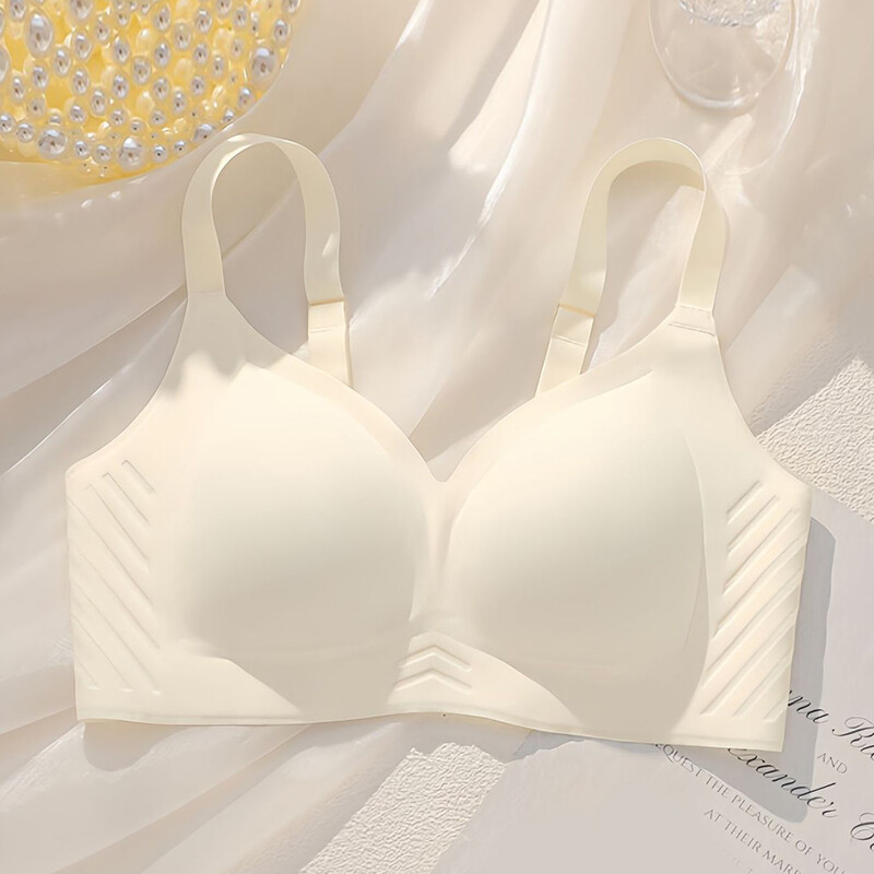 Sutiene fără cusături pentru femei, fără cusături, cu acoperire completă, curea reglabilă, elastic, subrat, netezitor, ușor căptușit, sutien respirabil