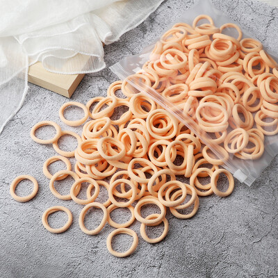 Didmeninė prekyba 30/50/100 vnt/partija Spalvingos plaukų juostelės Vaikams Besiūliai plaukų kaklaraiščiai Elastinė guminė juostelė Mergaitėms Sweet Scrunchies Priedai