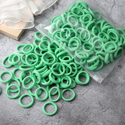 Didmeninė prekyba 30/50/100 vnt/partija Spalvingos plaukų juostelės Vaikams Besiūliai plaukų kaklaraiščiai Elastinė guminė juostelė Mergaitėms Sweet Scrunchies Priedai