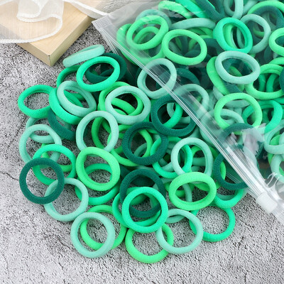 Didmeninė prekyba 30/50/100 vnt/partija Spalvingos plaukų juostelės Vaikams Besiūliai plaukų kaklaraiščiai Elastinė guminė juostelė Mergaitėms Sweet Scrunchies Priedai
