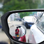 Ogledalo za mrtvi kut automobila od 360 stupnjeva, širokokutno podesivo malo okruglo zrcalo, pomoćno konveksno retrovizor za vožnju unatrag