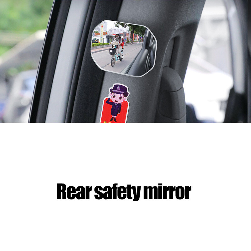 Ogledalo za mrtvi kut automobila od 360 stupnjeva, širokokutno podesivo malo okruglo zrcalo, pomoćno konveksno retrovizor za vožnju unatrag