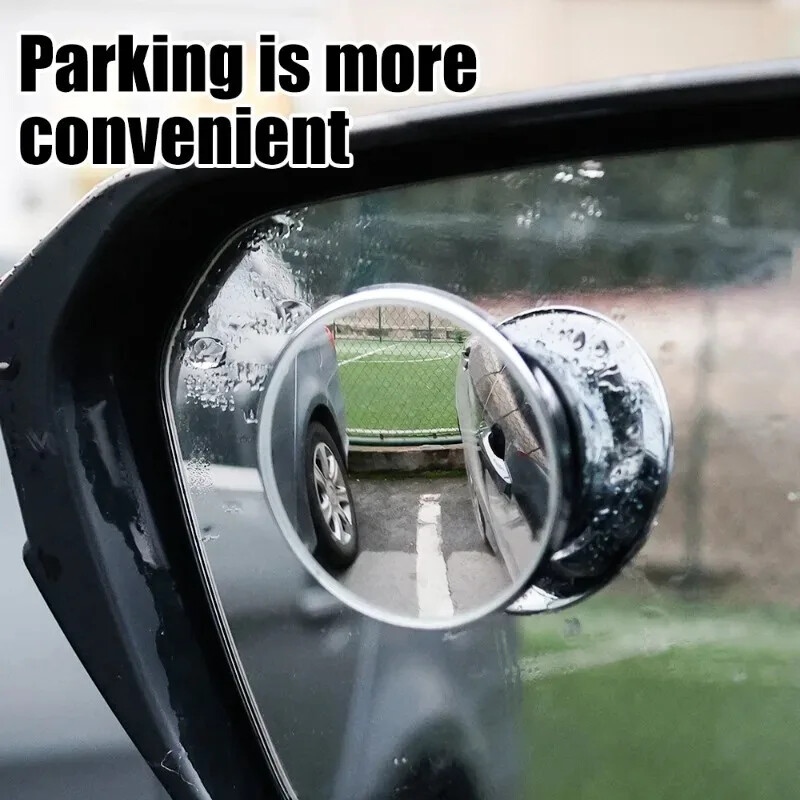 Ogledalo za mrtvi kut automobila od 360 stupnjeva, širokokutno podesivo malo okruglo zrcalo, pomoćno konveksno retrovizor za vožnju unatrag