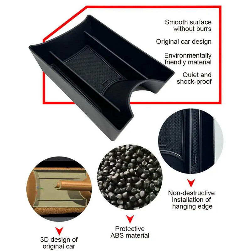 Za VW Up / Seat Mii / Škoda Citigo 2013 2014 2015 2016 2017 2018 2019 2020 2021 Središnja konzola Naslon za ruke Kutija za odlaganje Dodatna oprema