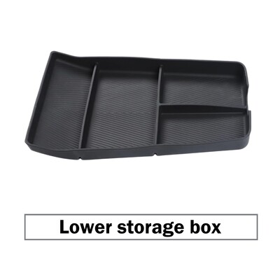 Pentru Xpeng G9 2022-2024 Cutie de depozitare pentru cotiera Cutie de depozitare pentru consola centrală Tavă cu strat inferior central Accesorii pentru organizator cu gel de silice