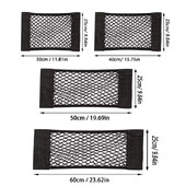 Natrag u automobilu Stražnji prtljažnik Sjedalo Elastični string Net Magic Sticker Organizator za Volvo XC90 XC60 V50 S60 V70 V60 V40 S90 olestar AWD XC40