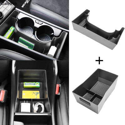 Za Kona Hybrid Phev SX2 2024 2025 Središnja konzola Organizator Pladanj Naslon za ruke Kutija za pohranu Slojevita kutija za pohranu Pospremanje Dodaci za automobil