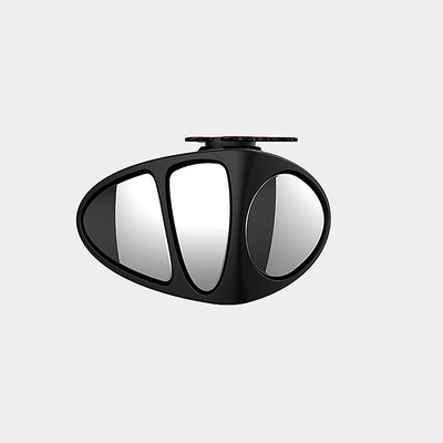 3 în 1 360 de grade rotativă cu trei laturi oglindă pentru unghiul mort pentru mașină oglindă cu inversare pentru unghiul mort, oglindă de parcare convexă, accesorii de siguranță