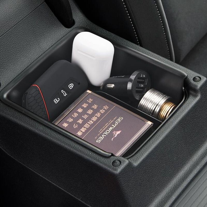 Naslon za ruke za automobil, kutija za odlaganje, pladanj, središnja konzola, organizator, držač za Volkswagen VW Golf 8 MK8 Golf8 Dodaci 2019 2020 2021 2022