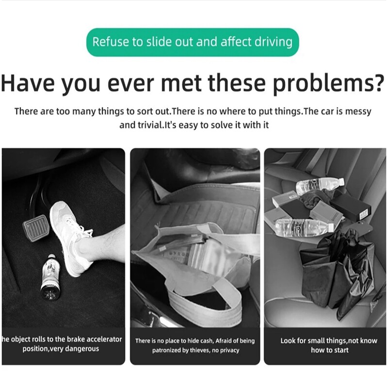 Cutie de depozitare TPE sub scaun pentru Tesla Model Y 2017-2024 Consolă centrală Organizator Coșuri de gunoi Accesorii pentru tavă de gunoi.