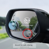 Retrovizor za mrtvi kut u automobilu, širokokutno malo kružno ogledalo podesivo od 360 stupnjeva, konveksno ogledalo za pomoć pri vožnji unatrag