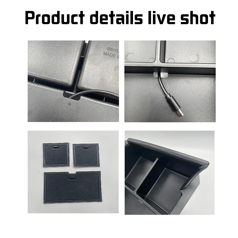 Organizator pentru consolă centrală auto, cotieră, cutie de depozitare, tavă, container, accesorii pentru paleți, piese pentru BYD ATTO 3 Yuan Plus 2022 2023 2024