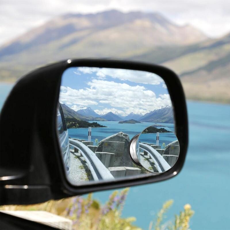 Ogledalo za mrtvi kut automobila Podesivo 2 strane Širokokutno vanjsko konveksno ogledalo 360 stupnjeva Širokokutno parkirno ogledalo bez okvira