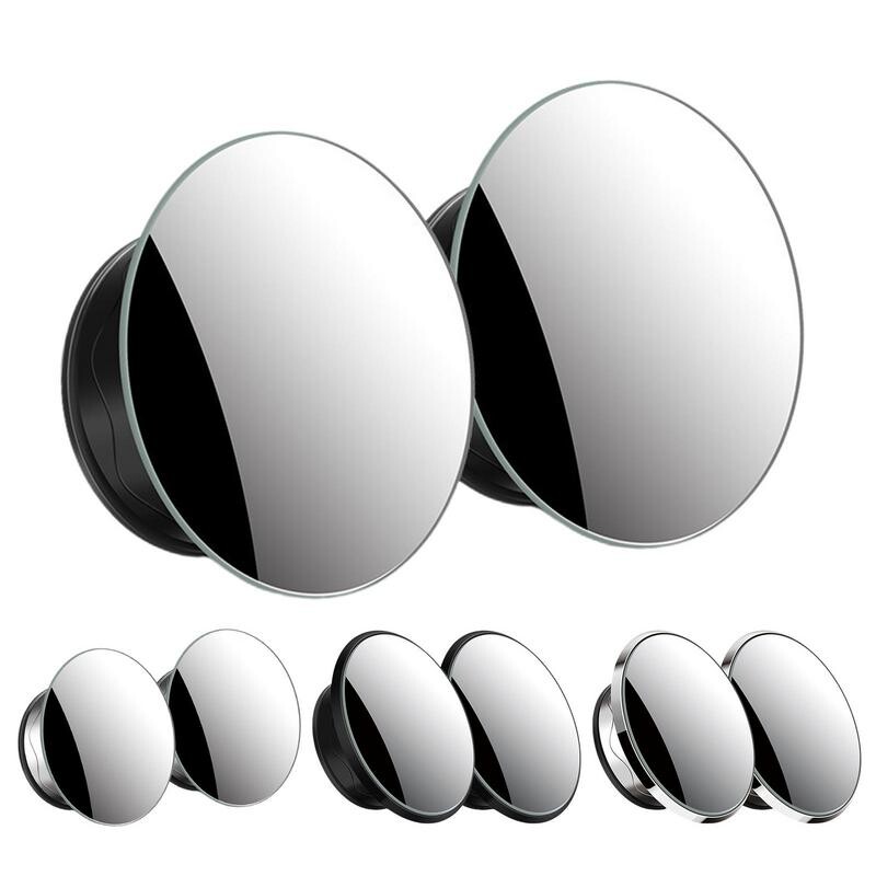 Ogledalo za mrtvi kut automobila Podesivo 2 strane Širokokutno vanjsko konveksno ogledalo 360 stupnjeva Širokokutno parkirno ogledalo bez okvira