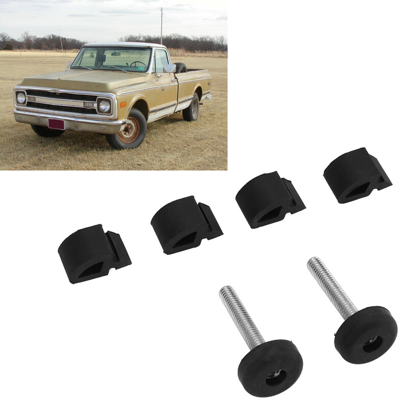 Zamjena gumenog odbojnika za zaustavljanje odbojnika poklopca motora za Chevy Truck 1967-1972