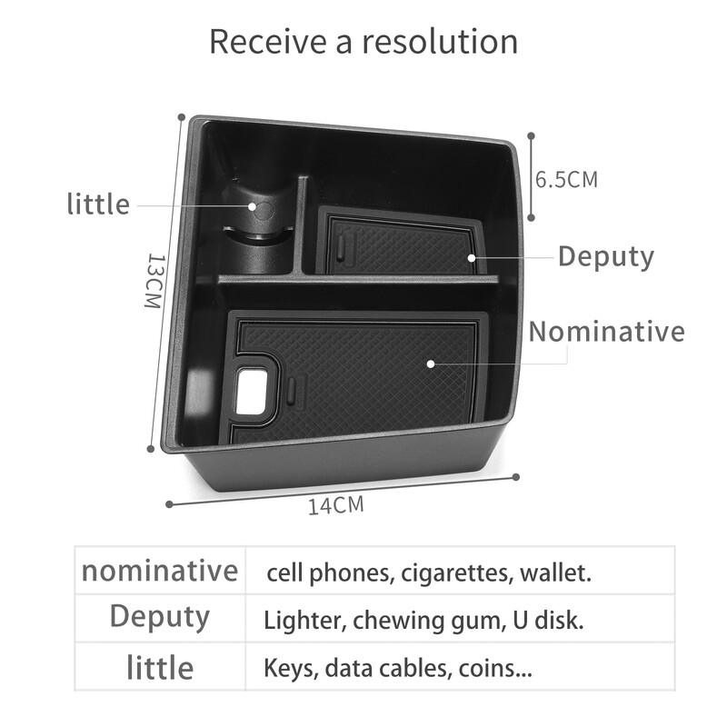 Pentru Kia Niro SG2 2022 2023 Cutie de depozitare cotieră centrală pentru mașină Accesorii pentru organizator tavă pentru consola centrală