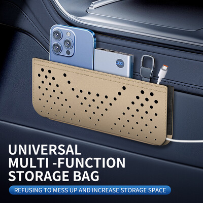 Automašīnas tīkla uzglabāšanas soma Automašīnas vispārējā uzglabāšanas kaste Daudzfunkcionāla glabāšanas soma Mobilā tālruņa soma piekarināma soma pastas veids