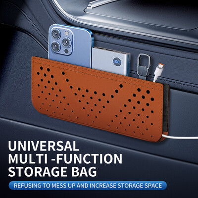 Automašīnas tīkla uzglabāšanas soma Automašīnas vispārējā uzglabāšanas kaste Daudzfunkcionāla glabāšanas soma Mobilā tālruņa soma piekarināma soma pastas veids