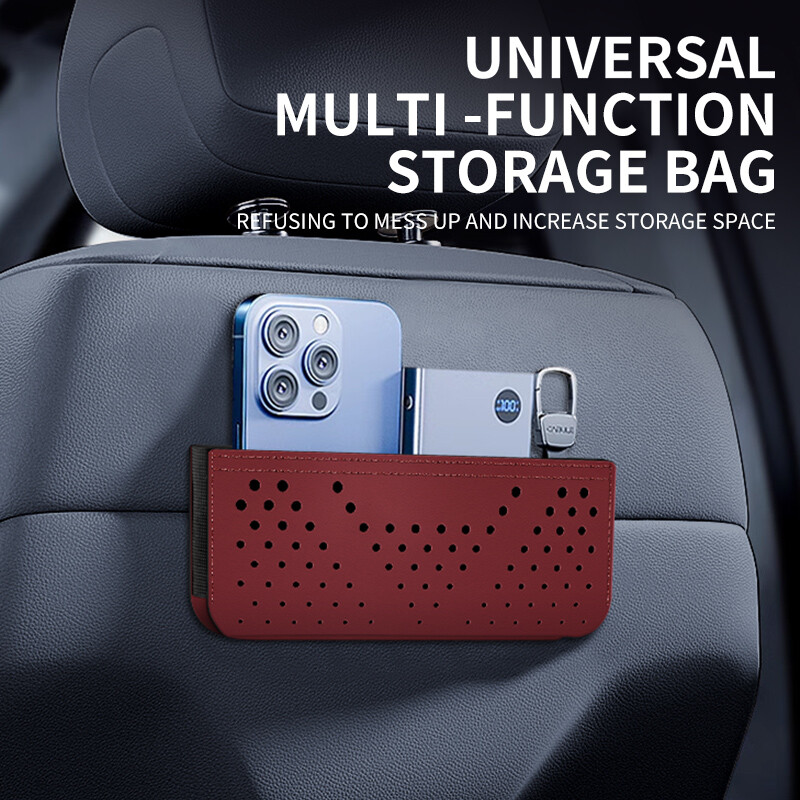 Automašīnas tīkla uzglabāšanas soma Automašīnas vispārējā uzglabāšanas kaste Daudzfunkcionāla glabāšanas soma Mobilā tālruņa soma piekarināma soma pastas veids