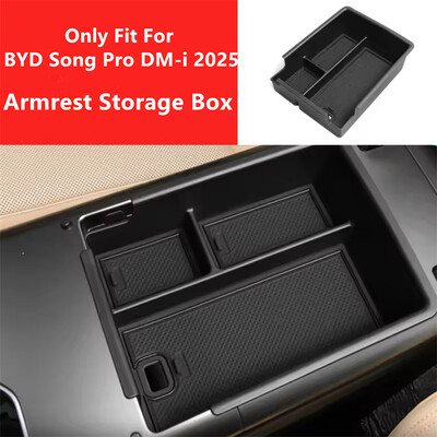 Pentru 21-25 BYD Song Pro DM-i Consola centrală auto Cotieră Cutie de depozitare Auto Interior Organizator central Containere Tavă Accesorii