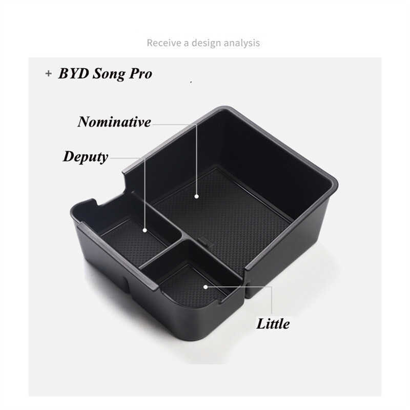 Pentru 21-25 BYD Song Pro DM-i Consola centrală auto Cotieră Cutie de depozitare Auto Interior Organizator central Containere Tavă Accesorii