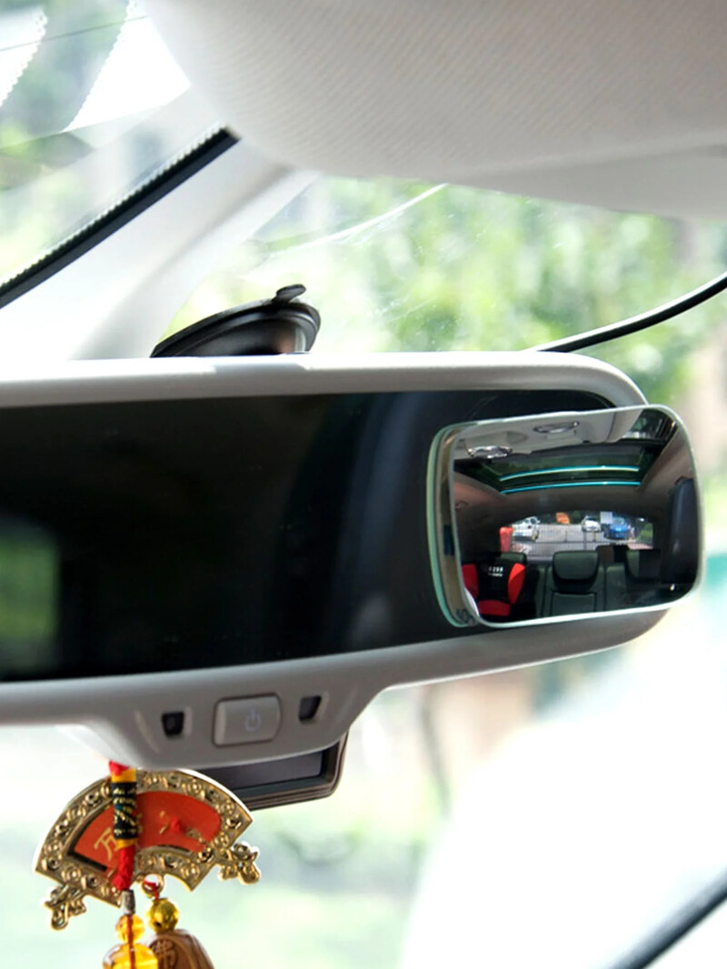 Oglindă cu unghi larg de 2 buc oglindă retrovizoare pentru mașină oglindă mică rotundă punct orb oglindă auto de 360 de grade oglindă auxiliară oglindă zonă oarbă