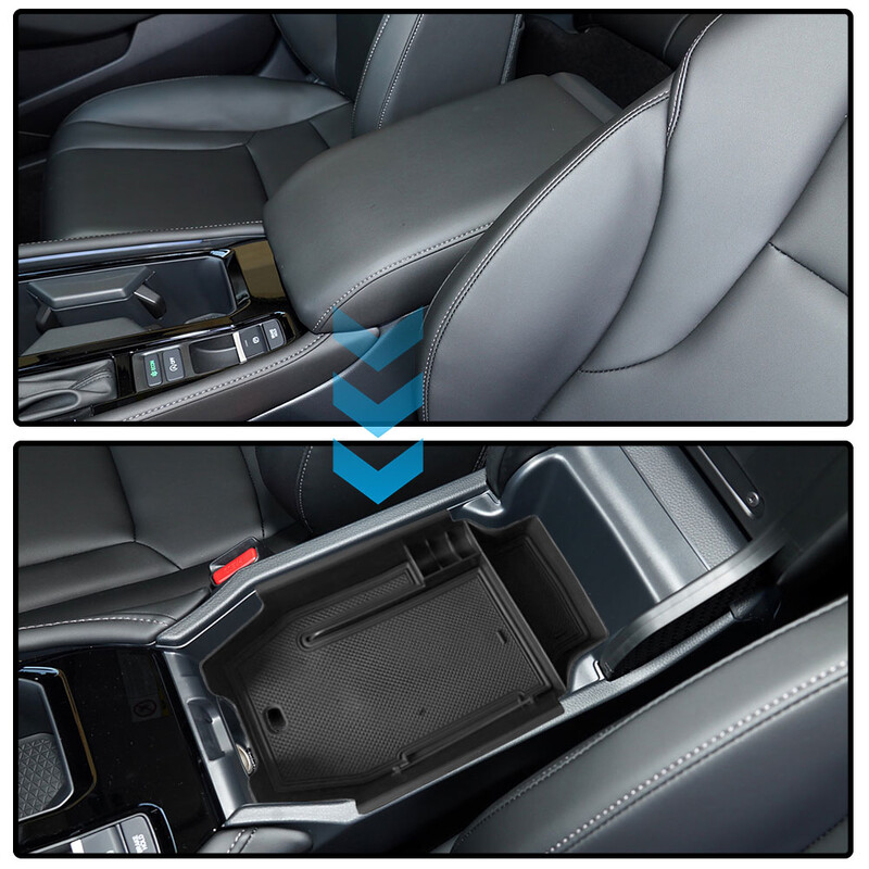 Pentru Honda Accord 2023 2024 Organizator pentru consola centrală a 11-a generație de cotiere Accord Tavă de depozitare din material plastic ABS Accesorii pentru paleți