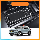 Organizator pentru consola centrală pentru Volvo XC40 2019 2020 2021 2022 2023 2024 Accesorii Inserție pentru cotieră Cutie secundară de depozitare