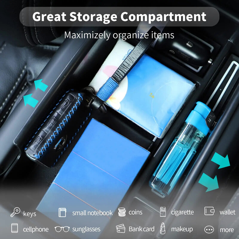 Organizator pentru consola centrală pentru Volvo XC40 2019 2020 2021 2022 2023 2024 Accesorii Inserție pentru cotieră Cutie secundară de depozitare