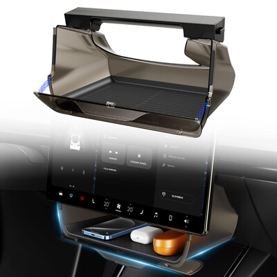 Hipacool organizator na središnjoj konzoli za Tesla Model 3 Highland Skrivena zaštitna ploča Kutija za pohranu automobila ispod središnjeg upravljačkog zaslona