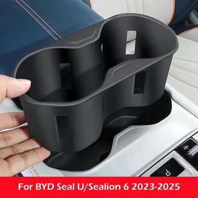 Suport pentru pahare Cotieră Cutie de depozitare pentru BYD Seal U Sea Lion 6 Song Plus EV DMI 2023 2024 2025 Must Buy Accesorii de interior auto