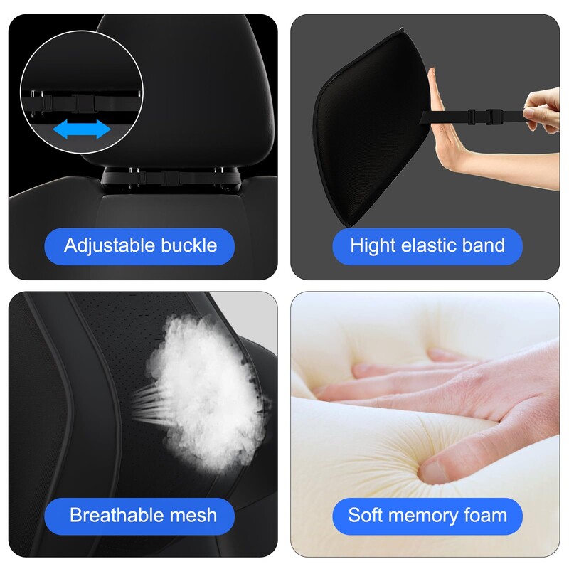 Tetiera pentru mașină Pernă pentru scaun Pernă pentru gât mașină Pernă pentru gât din bumbac cu memorie Pernă pentru gât pentru mașină Pernă pentru spate în talie