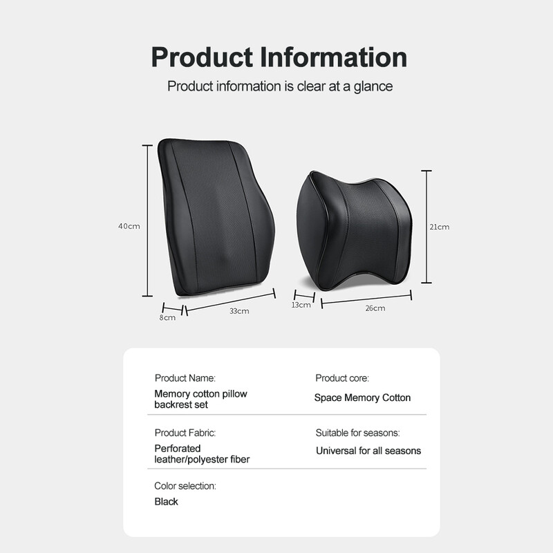 Naslon za glavu od memorijske pjene u automobilu Jastuk za vrat u automobilu Jastuk za potporu za vrat Jastuk za odmor za automobil Ublažavanje bolova Jastuk za zaštitu za glavu Dodaci za automobil