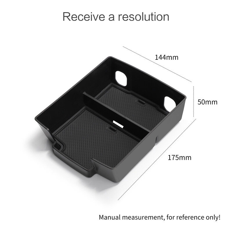 za NIO EL6 ES6 2023 2024 Središnja konzola Naslon za ruke Kutija za pohranu Auto Središnja ladica Organizator Dodaci Pospremanje Crni ABS+PVC