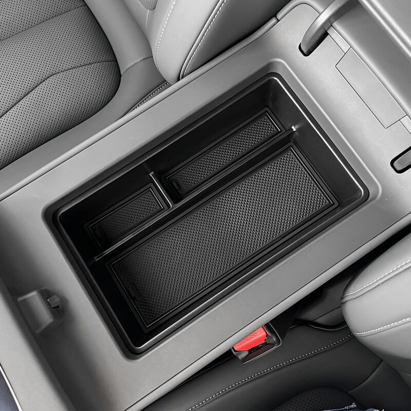 pentru Xpeng P7+ Consola centrală Cotieră Cutie de depozitare Tavă auto Organizatoare Accesorii Aranjare Negru